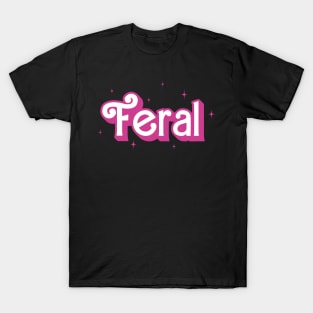 feral girl summer retro T-Shirt